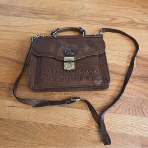 Vintage brown leather bag